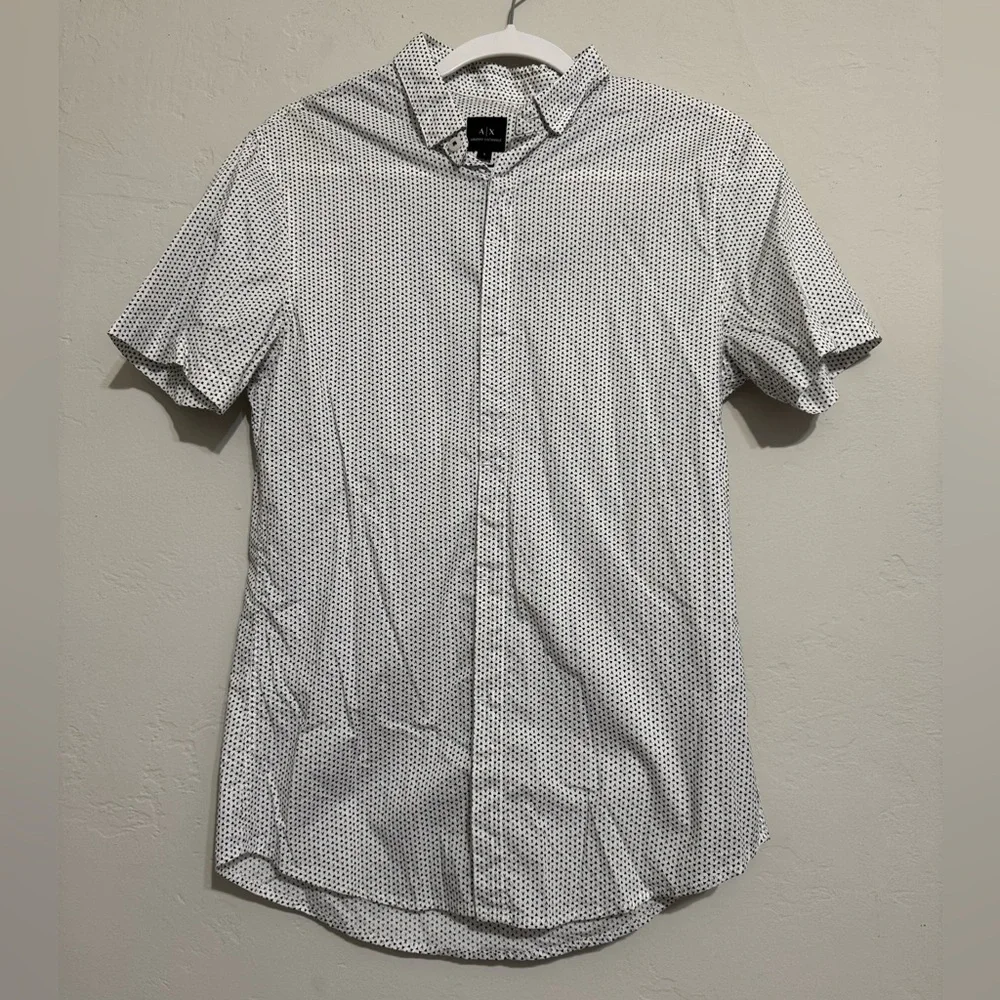 Armani Exchange Slim Fit Short Sleeve Shirt (S)